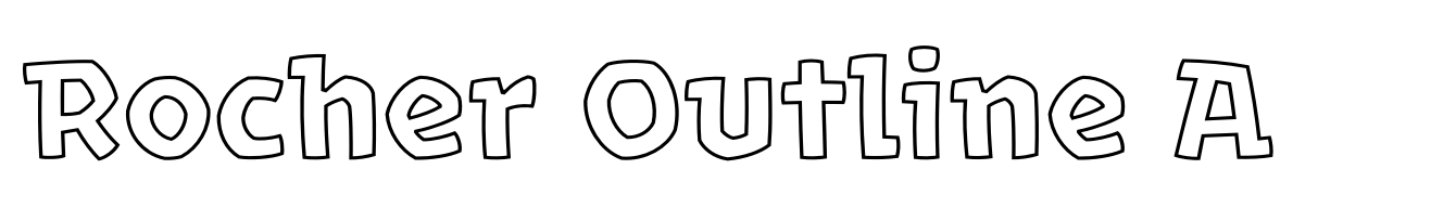 Rocher Outline A
