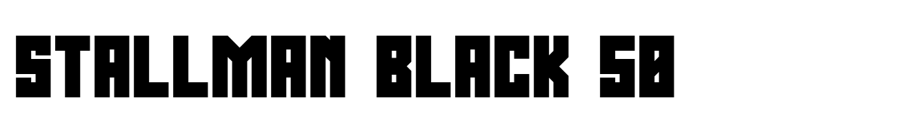 Stallman Black 50