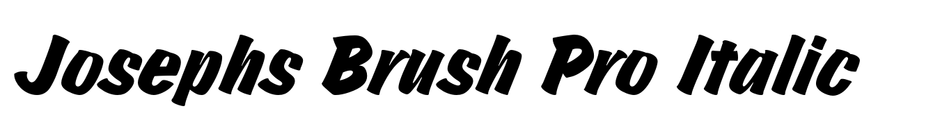 Josephs Brush Pro Italic