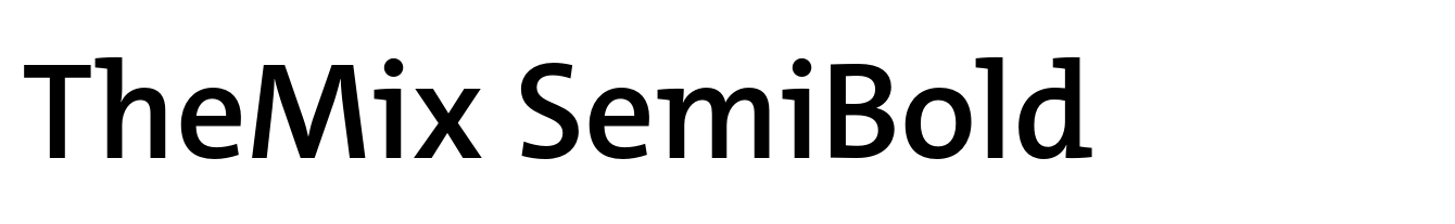 TheMix SemiBold
