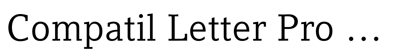 Compatil Letter Pro Regular
