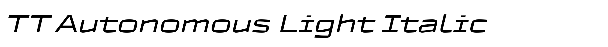 TT Autonomous Light Italic image