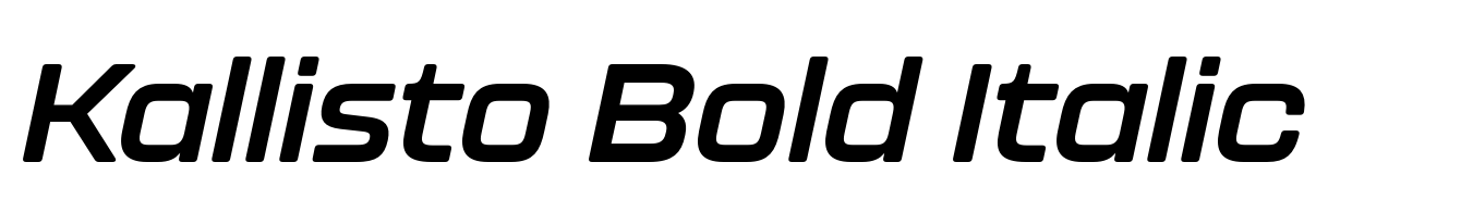 Kallisto Bold Italic