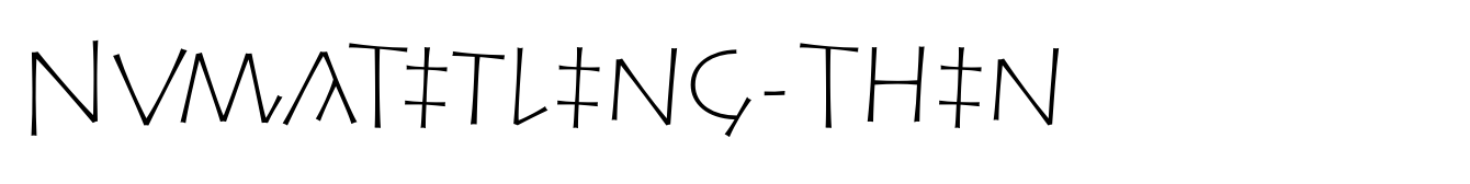 NvmaTitling-Thin