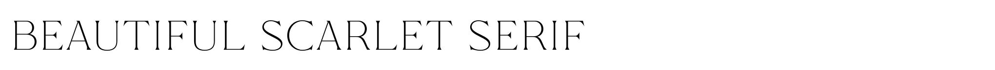Beautiful Scarlet Serif image