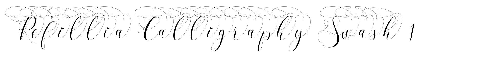 Refillia Calligraphy Swash 1 image