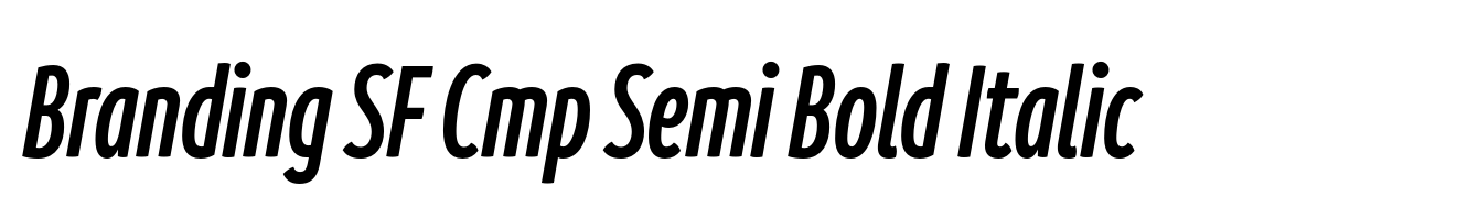 Branding SF Cmp Semi Bold Italic