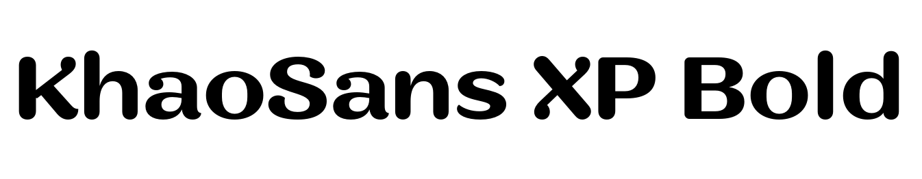 KhaoSans XP Bold