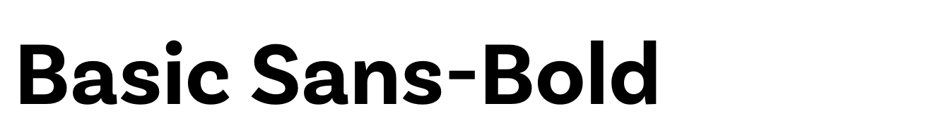 Basic Sans-Bold