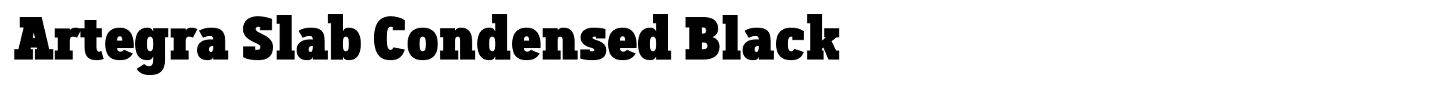 Artegra Slab Condensed Black image