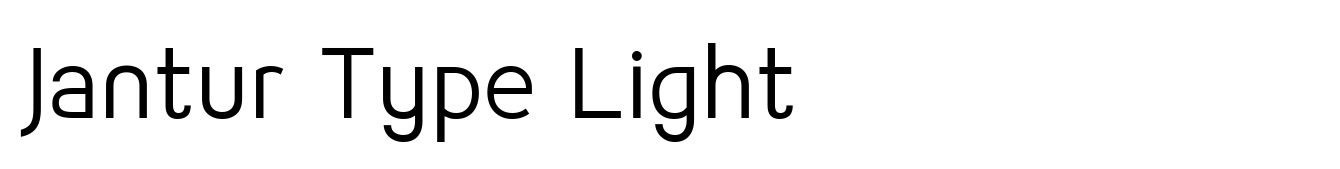 Jantur Type Light