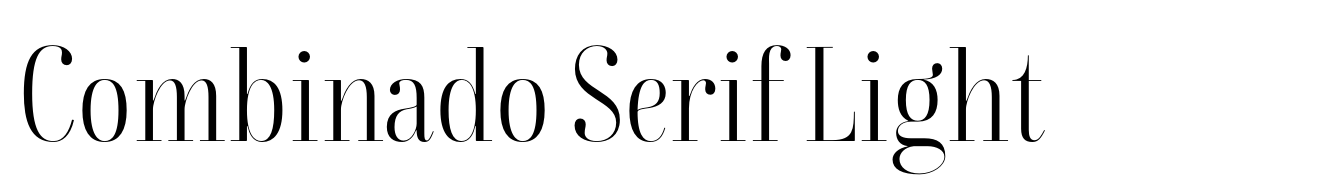 Combinado Serif Light