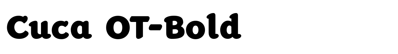 Cuca OT-Bold