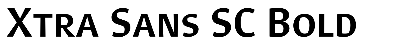 Xtra Sans SC Bold
