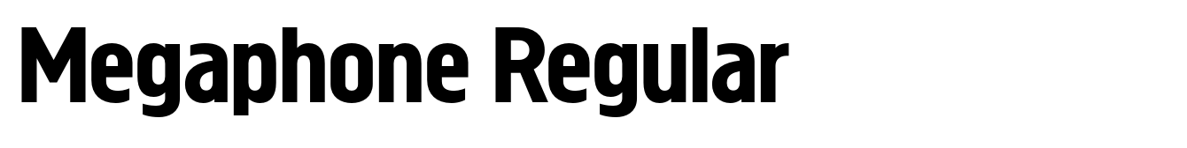 Megaphone Regular