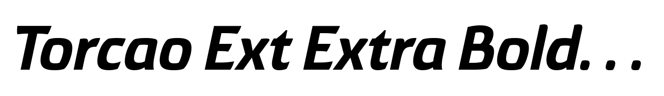 Torcao Ext Extra Bold Italic
