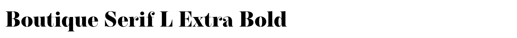 Boutique Serif L Extra Bold image