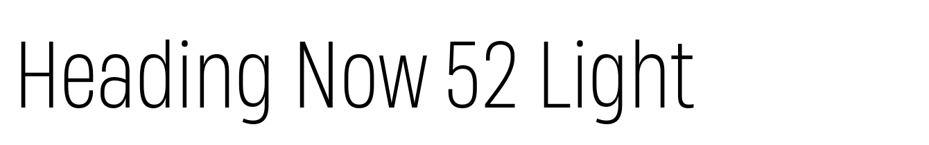 Heading Now 52 Light