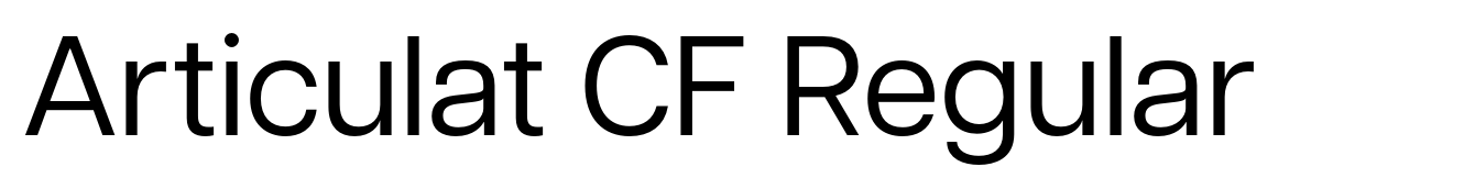 Articulat CF Regular