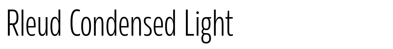 Rleud Condensed Light