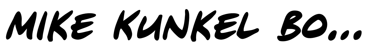 Mike Kunkel Bold Italic