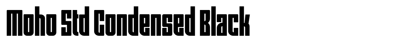 Moho Std Condensed Black