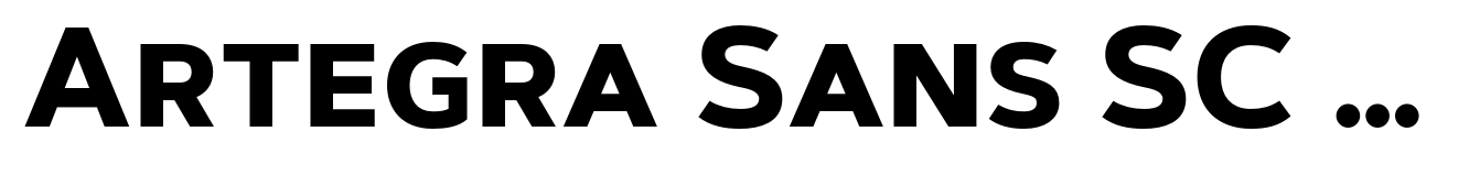 Artegra Sans SC Bold