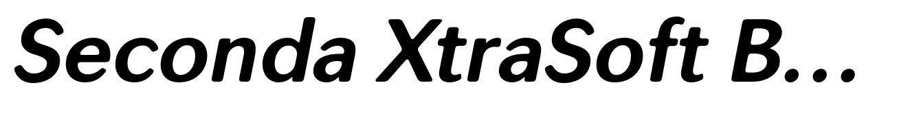 Seconda XtraSoft Bold Italic