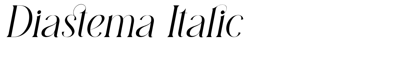 Diastema Italic