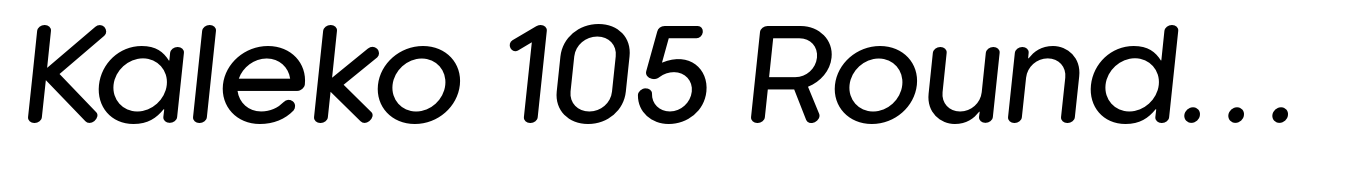 Kaleko 105 Round Medium Oblique