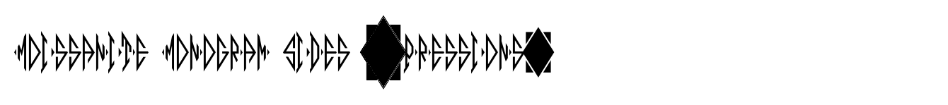 Moissanite Monogram Sides (1000 Impressions)