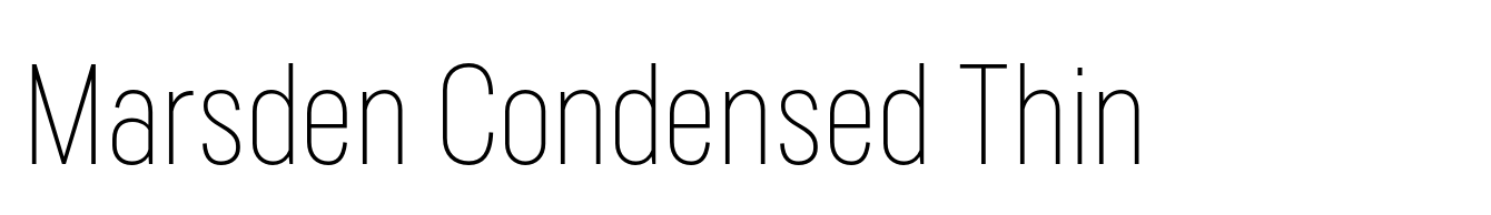 Marsden Condensed Thin