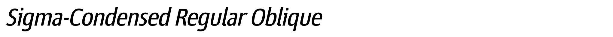 Sigma-Condensed Regular Oblique image
