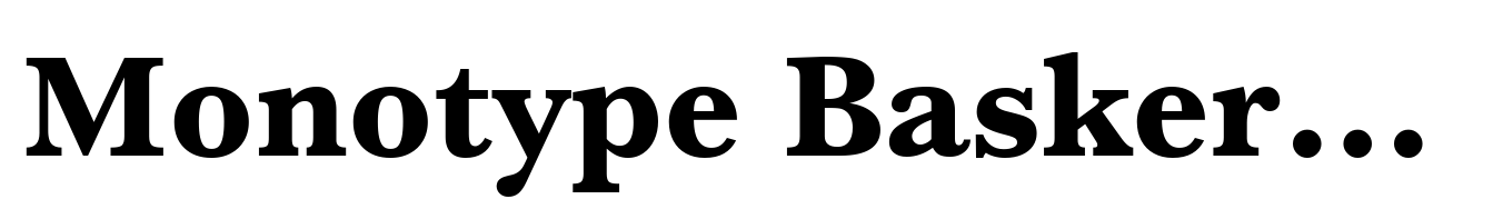 Monotype Baskerville eText Bold