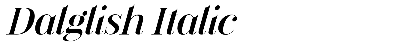 Dalglish Italic