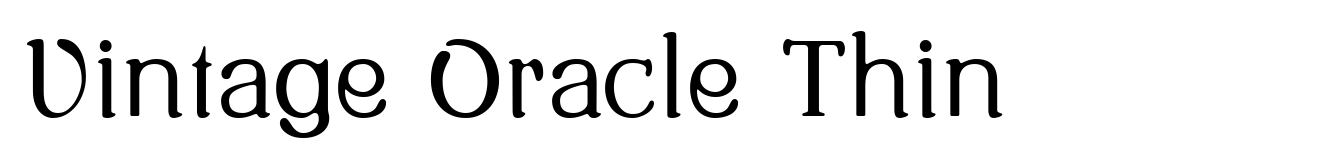 Vintage Oracle Thin