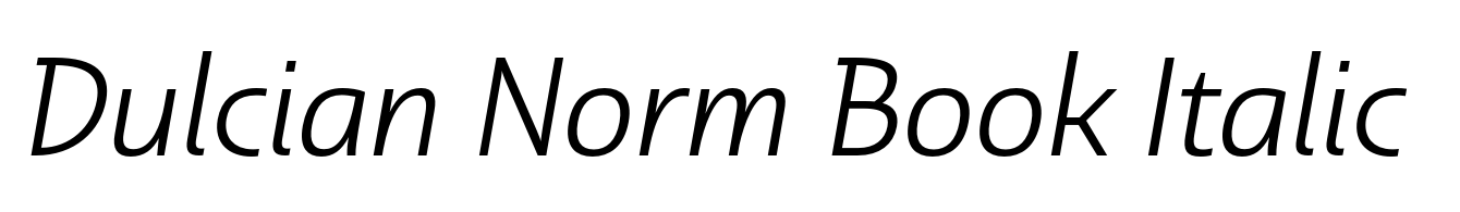 Dulcian Norm Book Italic