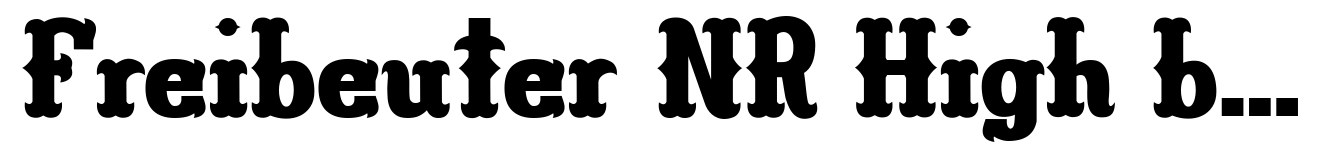 Freibeuter NR High big serif