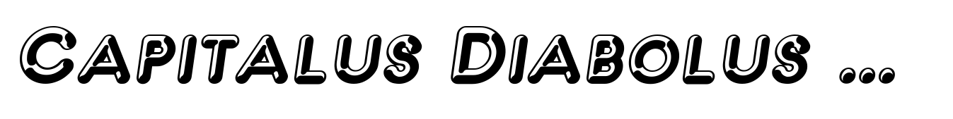 Capitalus Diabolus 4 Italic