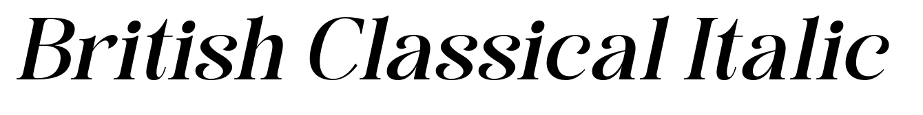 British Classical Italic