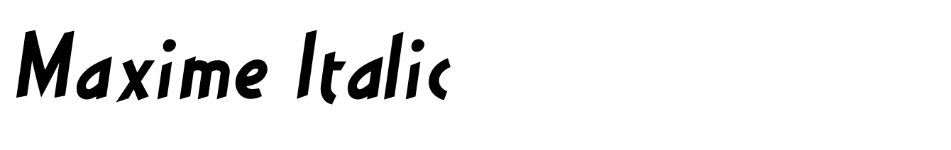 Maxime Italic