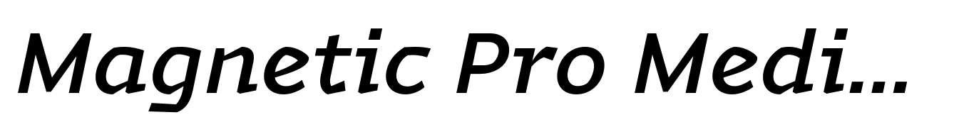 Magnetic Pro Medium Italic
