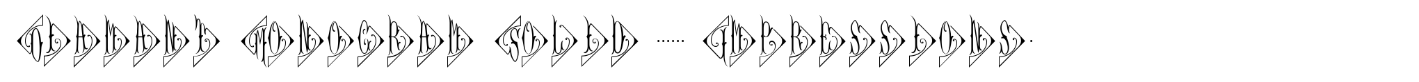 Diamant Monogram Solid (25000 Impressions) image