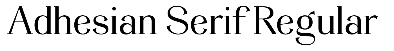 Adhesian Serif Regular