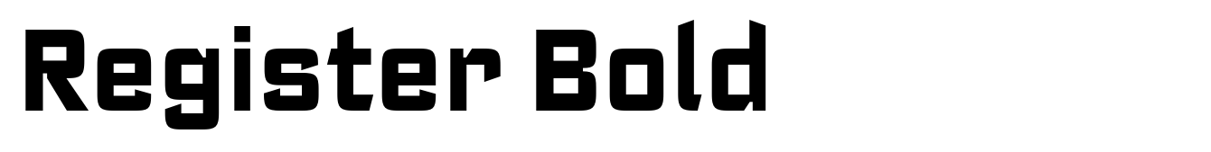 Register Bold