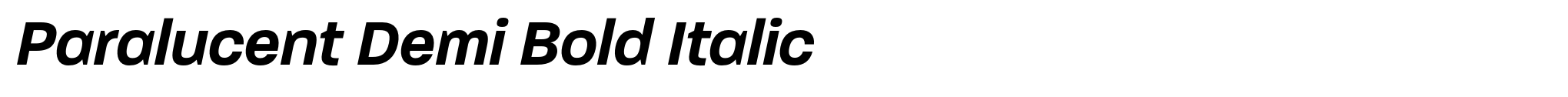 Paralucent Demi Bold Italic image