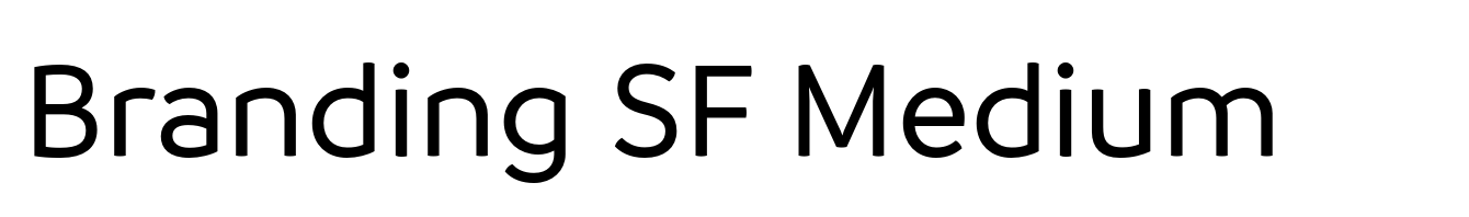 Branding SF Medium