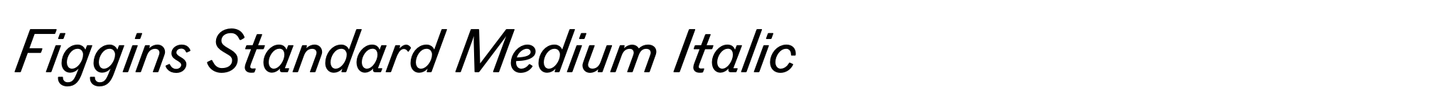 Figgins Standard Medium Italic image