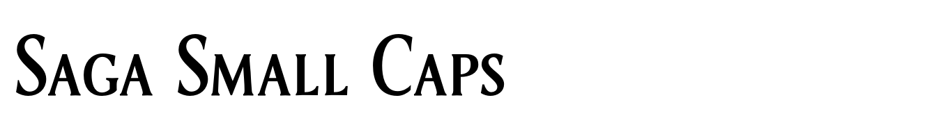 Saga Small Caps