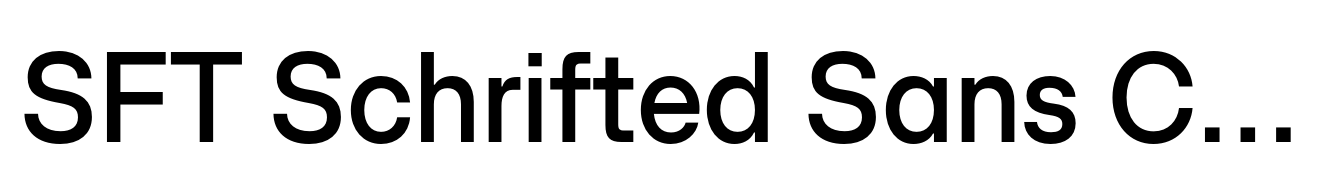 SFT Schrifted Sans Compact Medium